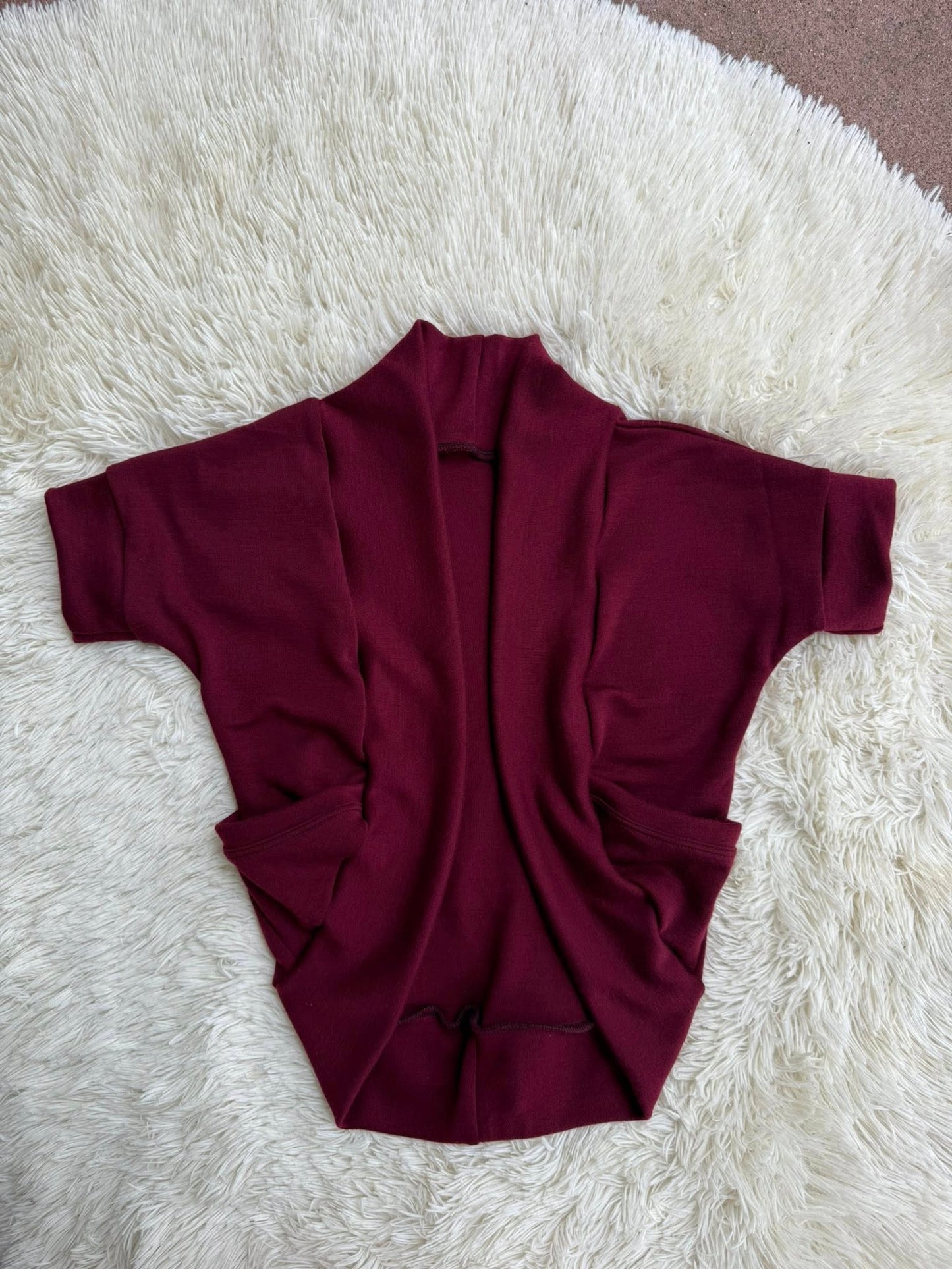 Finland interlock -gwm cocoon cardigan