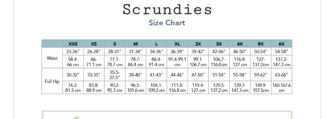 MTO Scrundies-Print