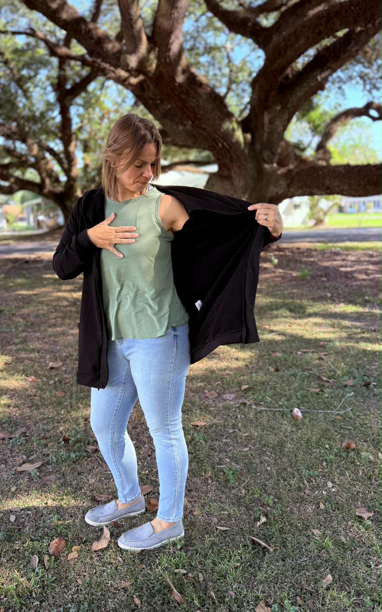 Organic Hooded Cardigan