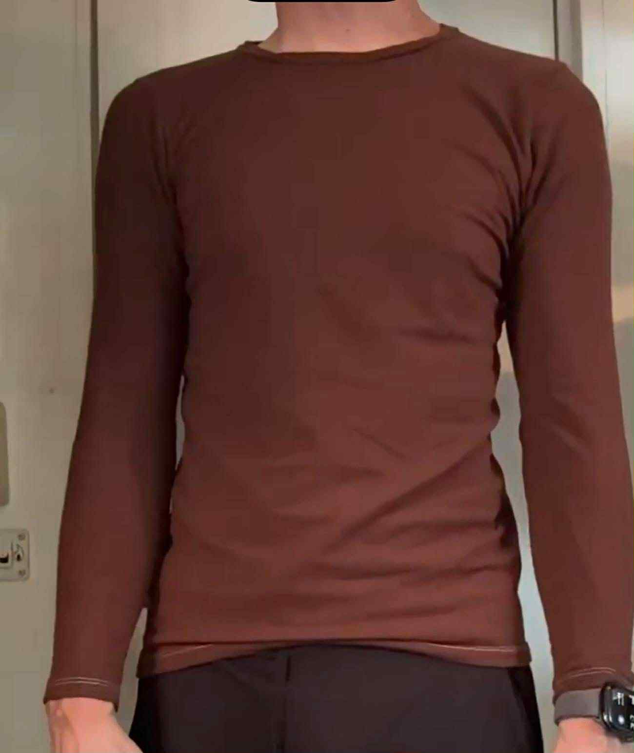 Men's True Fitted Baselayer top- Wool Jersey