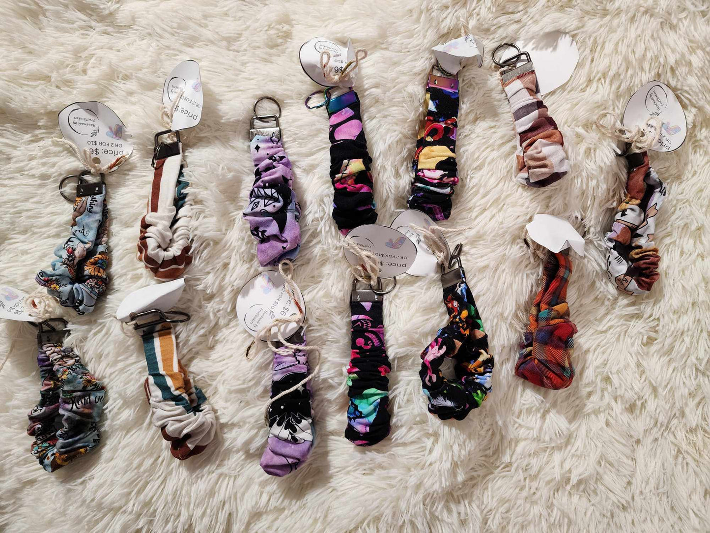 MTO-Scrunchie Keyfobs