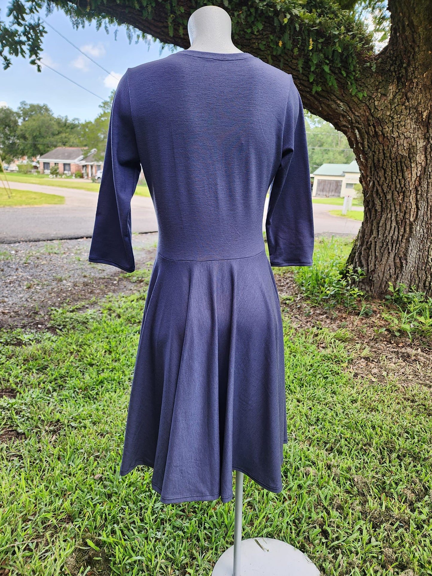 wool jersey- Goddess Dress/Peplum