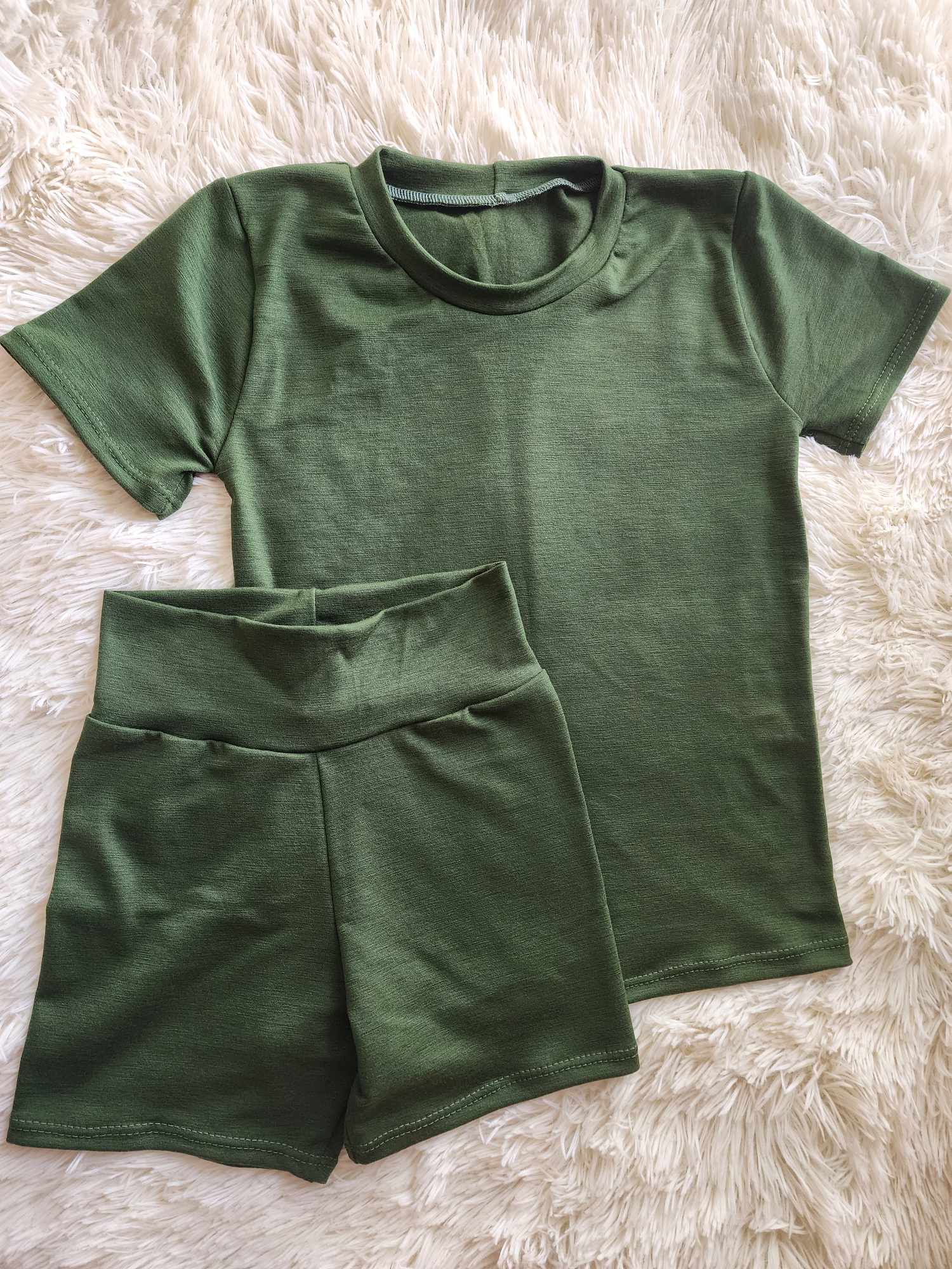 Wool Youth Base Layer sets- shorts with short sleeved