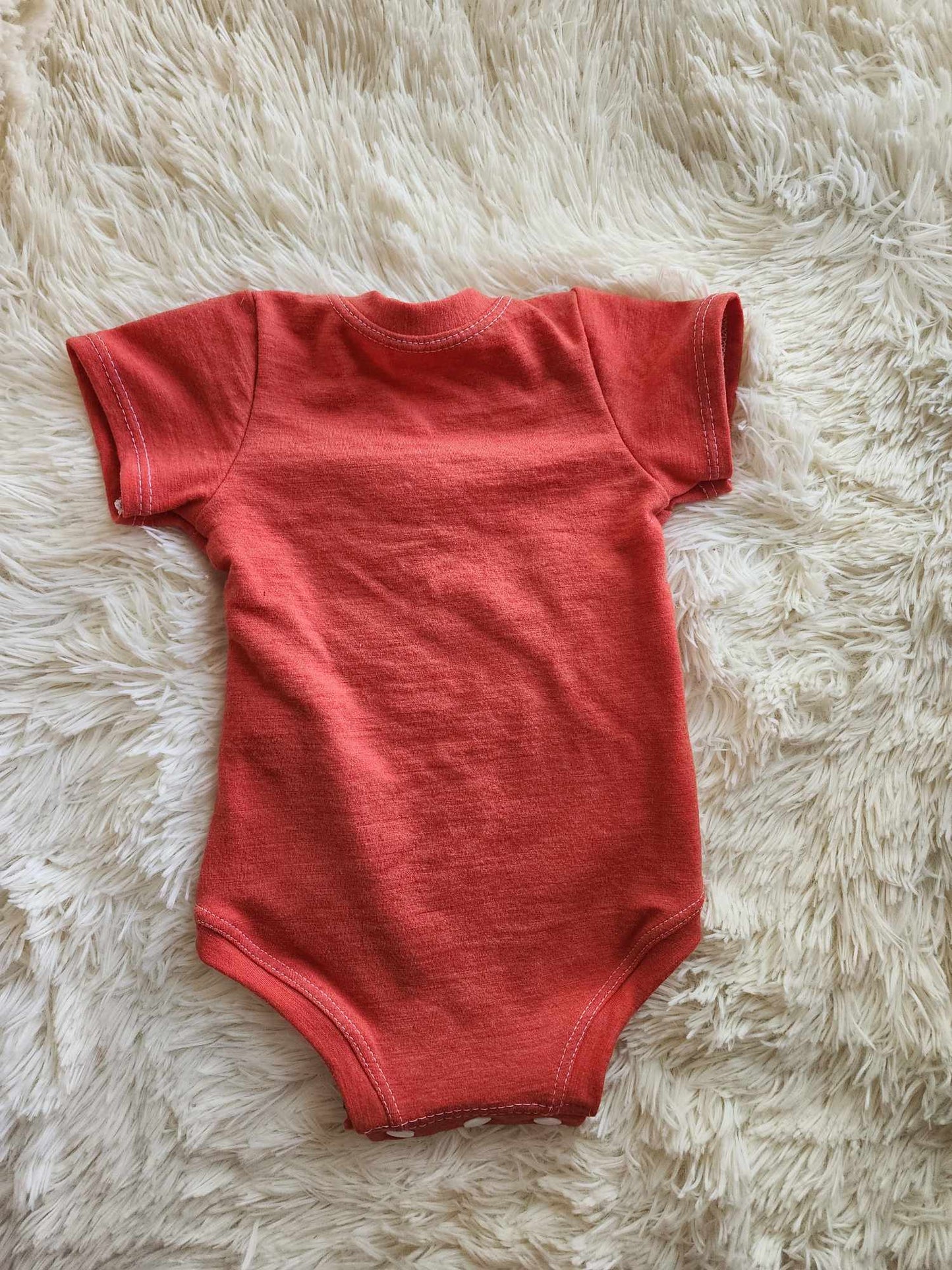 Wool jersey- Cross Over Infant Bodysuit