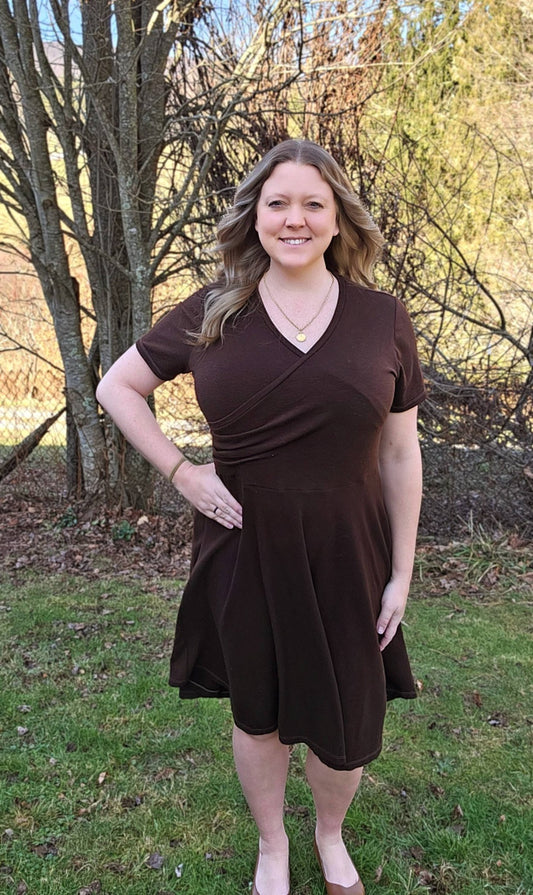 Wool jersey- Goddess Dress