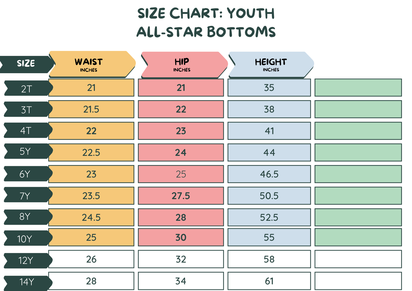 Youth Sized All-Star Bottoms